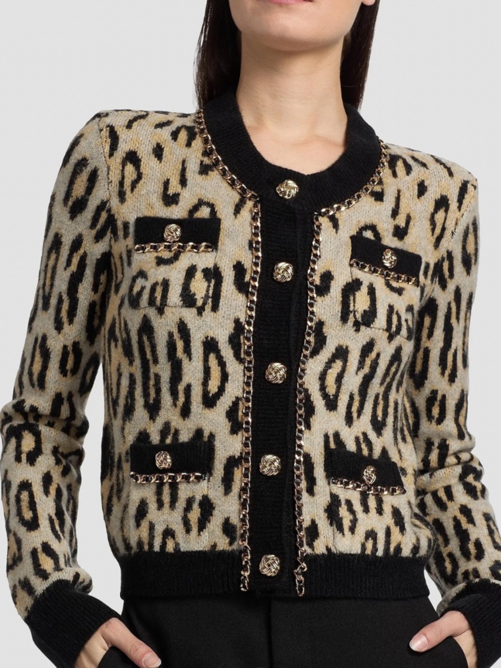Generation Love Selma Leopard Cardigan NWT